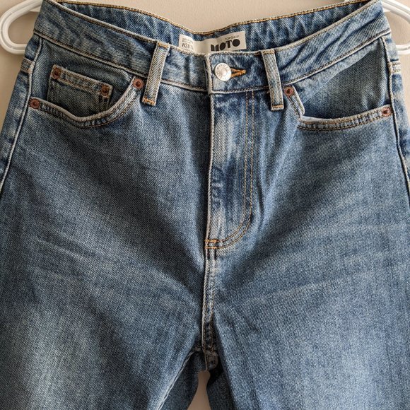 Topshop straight leg jeans size 28 - Picture 2 of 3